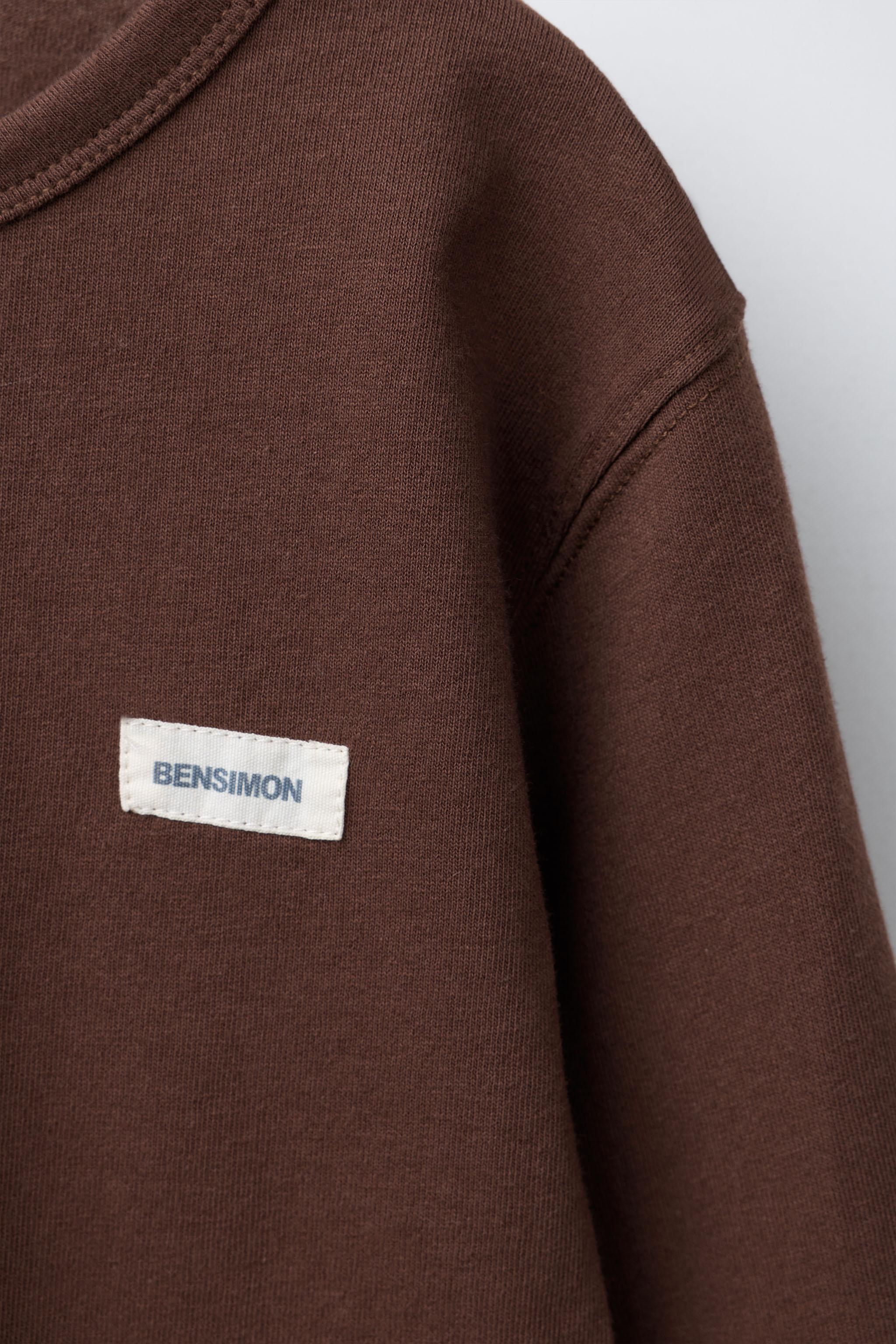 PLAIN LABEL T-SHIRT BENSIMON X ZARA